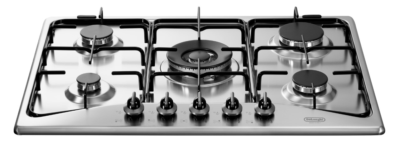 כיריים גז 5 להבות 68 ס"מ בעיצוב כפרי DELONGHI דגם: NDG81