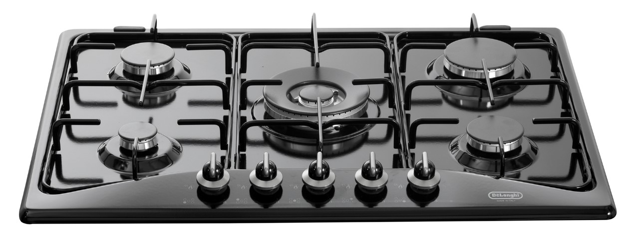 כיריים גז 5 להבות 68 ס"מ בעיצוב כפרי DELONGHI דגם: NDG81 – תמונה 3