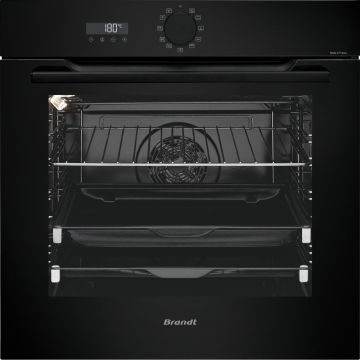 תנור בנוי פירוליטי 60 ס"מ שחור BRANDT דגם: BOP7539BB