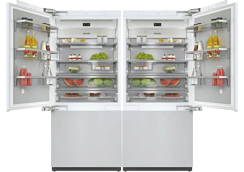 מקרר עם מקפיא תחתון אינטגרלי 180 ס"מ MIELE Push2open דגם: KF2901 VI