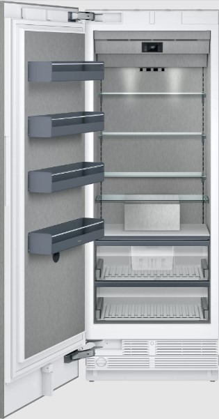 מקפיא אינטגרלי 76 ס"מ עם יצרן קרח דלת Push-to-open סדרת GAGGENAU Vario 400 דגם: RF 471 304