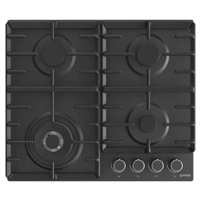 כיריים גז 60 ס"מ עם מבער ווק בגימור שחור מט GORENJE דגם: GW67IL