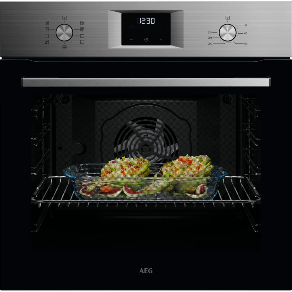 תנור בנוי SurroundCook נירוסטה AEG דגם: ABU51201M