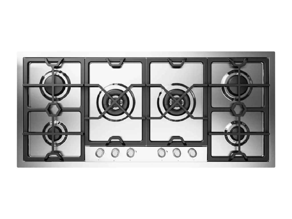כיריים גז 120 ס"מ 6 להבות Panoramagic נירוסטה  ILVE דגם: HCPMT125DD