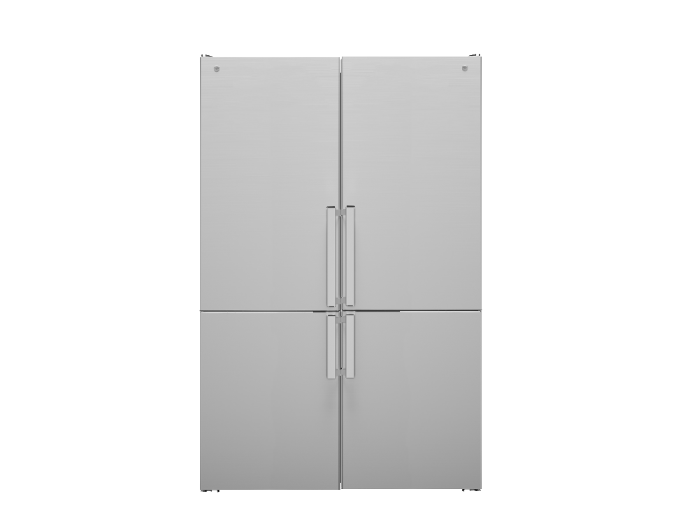מקרר עם מקפיא תחתון 120 ס"מ נירוסטה BERTAZZONI Professional דגם: RBM60F4FXNC
