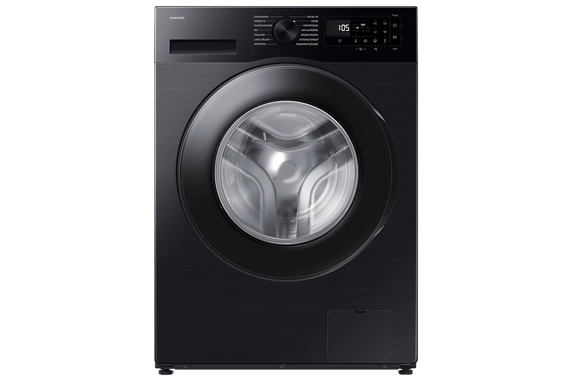 מכונת כביסה 8 ק"ג AI Bubble שחור SAMSUNG דגם: WW80FG5L32AB