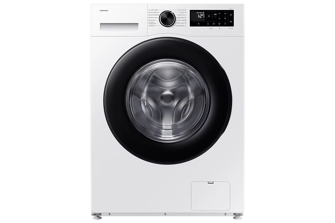 מכונת כביסה 8 ק"ג AI Bubble לבן SAMSUNG דגם: WW80FG5L32AE