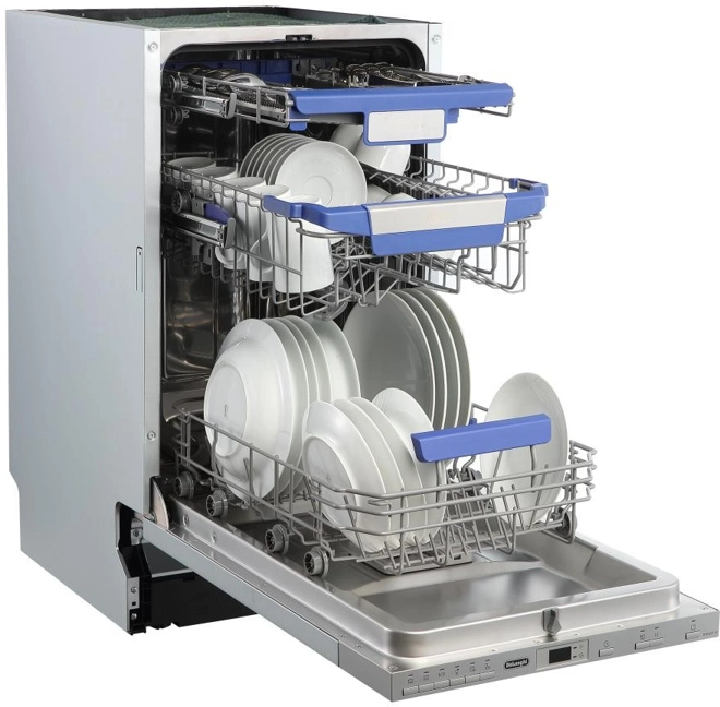 מדיח כלים אינטגרלי צר DELONGHI דגם: DWDL4713I