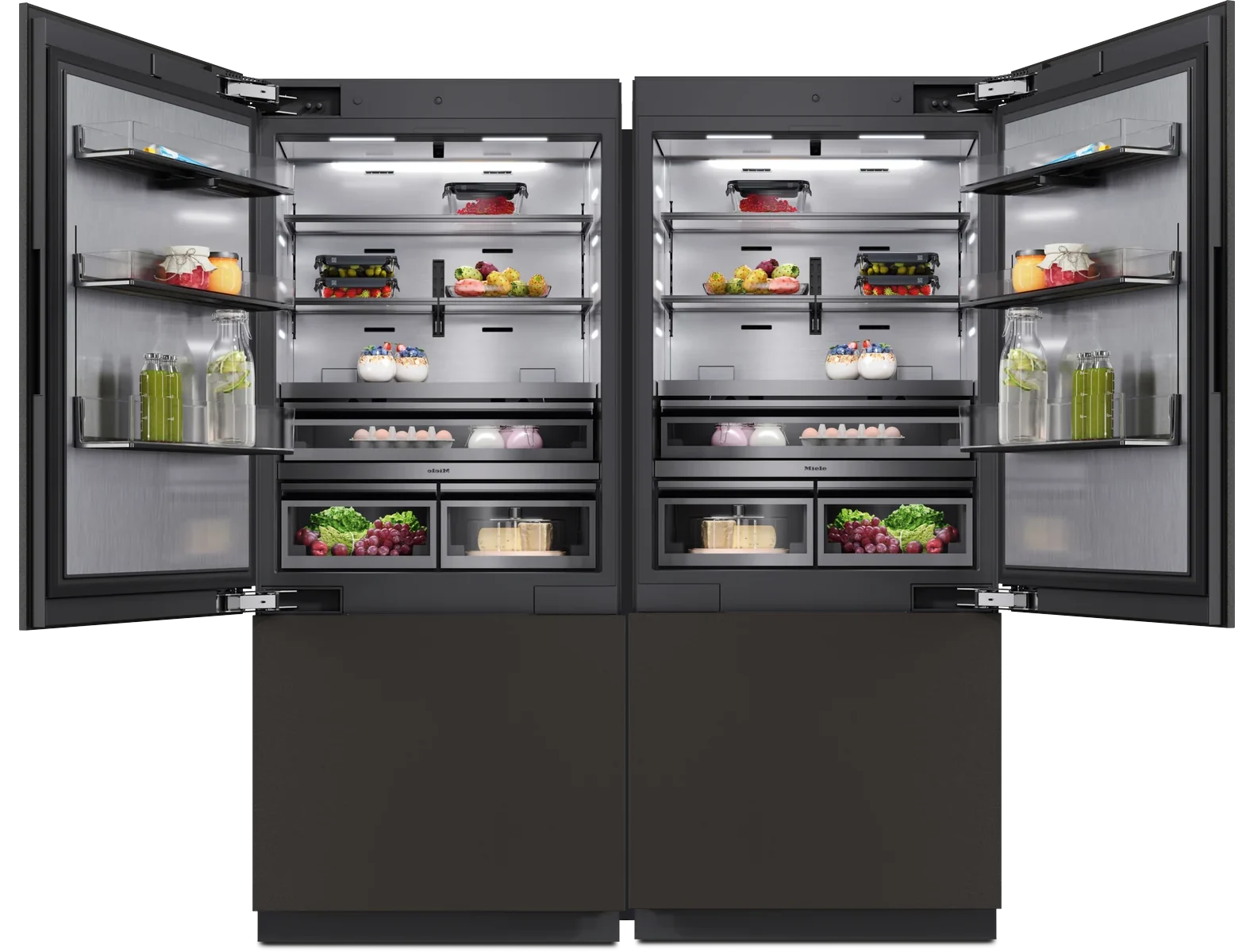 מקרר אינטגרלי 180 ס"מ עם מקפיא תחתון MIELE דגם: KFMC 3844 R