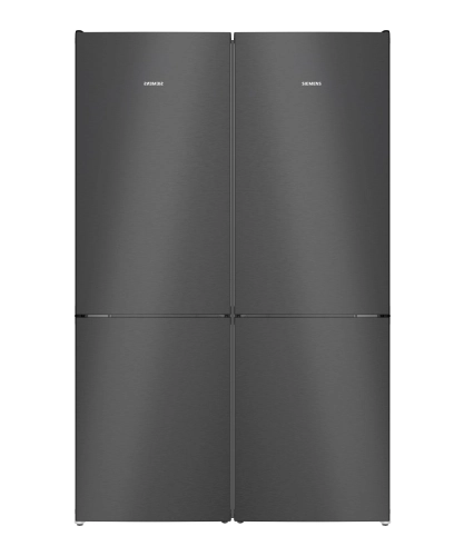 מקרר עם מקפיא תחתון 120 ס"מ נירוסטה מושחרת SIEMENS דגם: KG36NVXBG