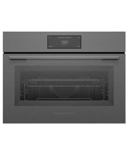 תנור משולב מיקרוגל סדרה 9 זכוכית אפורה FISHER & PAYKEL דגם: OM60NMUG5